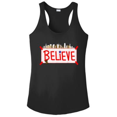 Believe Philadelphia Baseball Players Ladies PosiCharge Competitor Racerback Tank