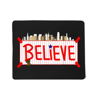 Believe Philadelphia Baseball Players Mousepad