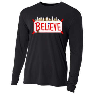 Believe Philadelphia Baseball Players Cooling Performance Long Sleeve Crew