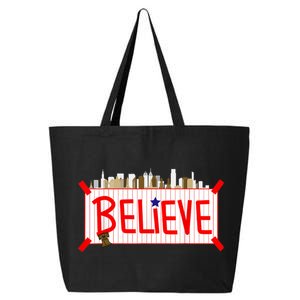 Believe Philadelphia Baseball Players 25L Jumbo Tote