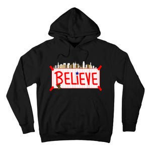 Believe Philadelphia Baseball Players Tall Hoodie