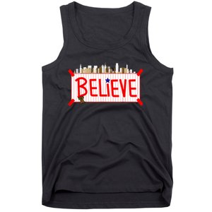 Believe Philadelphia Baseball Players Tank Top