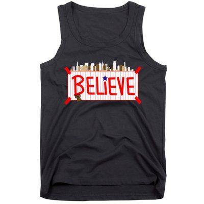 Believe Philadelphia Baseball Players Tank Top