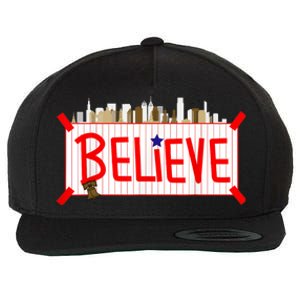 Believe Philadelphia Baseball Players Wool Snapback Cap