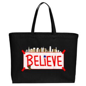 Believe Philadelphia Baseball Players Cotton Canvas Jumbo Tote