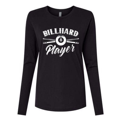 Billard Player Billiard Pool Lover Gift Womens Cotton Relaxed Long Sleeve T-Shirt