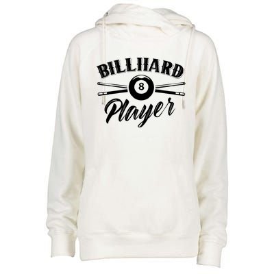 Billard Player Billiard Pool Lover Gift Womens Funnel Neck Pullover Hood