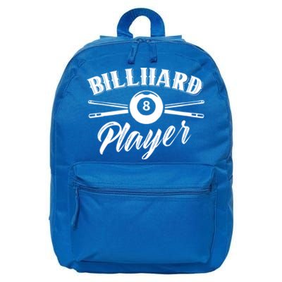 Billard Player Billiard Pool Lover Gift 16 in Basic Backpack