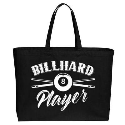 Billard Player Billiard Pool Lover Gift Cotton Canvas Jumbo Tote