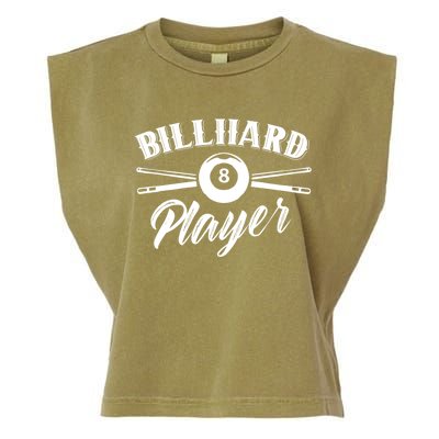 Billard Player Billiard Pool Lover Gift Garment-Dyed Women's Muscle Tee