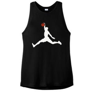 Basketball Player Ladies PosiCharge Tri-Blend Wicking Tank