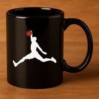 Basketball Player 11oz C Handle Ceramic Mug