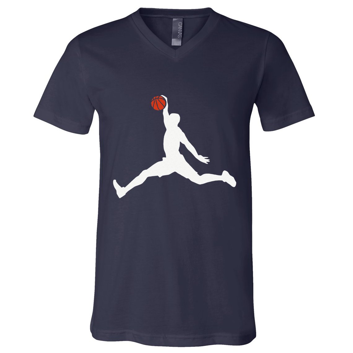 Basketball Player V-Neck T-Shirt