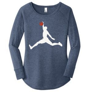 Basketball Player Women's Perfect Tri Tunic Long Sleeve Shirt