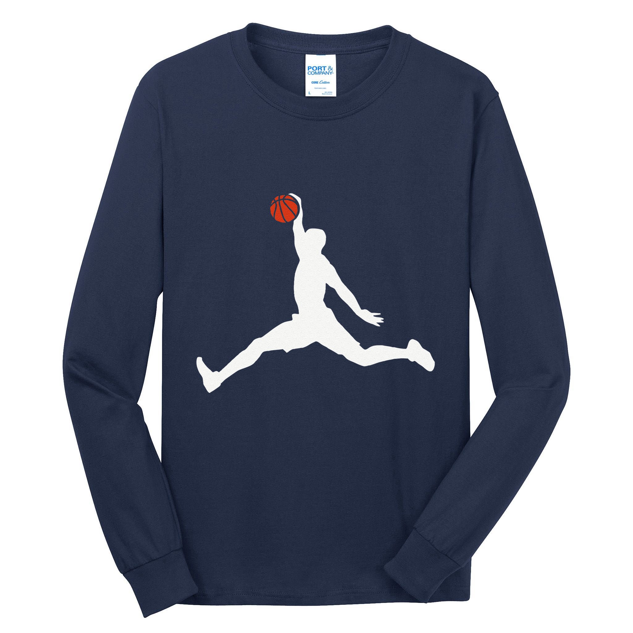 Basketball Player Tall Long Sleeve T-Shirt
