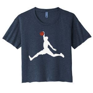 Basketball Player Women's Crop Top Tee