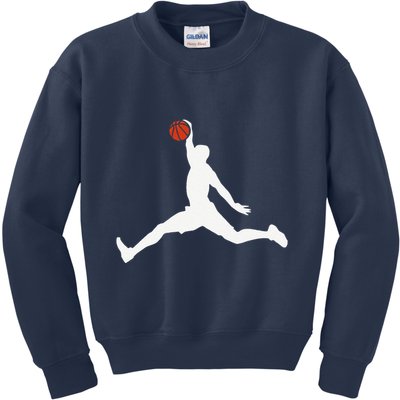 Basketball Player Kids Sweatshirt