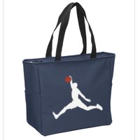 Basketball Player Zip Tote Bag