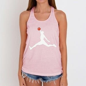 Basketball Player Women's Knotted Racerback Tank