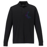 Basketball Player Performance Long Sleeve Polo