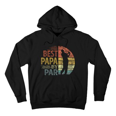 Best Papa By Par Fathers Day Golf Gift Grandpa Hoodie