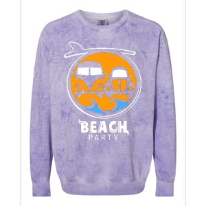 Beach Party Colorblast Crewneck Sweatshirt