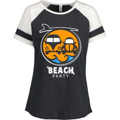 Beach Party Enza Ladies Jersey Colorblock Tee