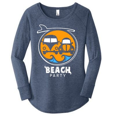 Beach Party Women's Perfect Tri Tunic Long Sleeve Shirt