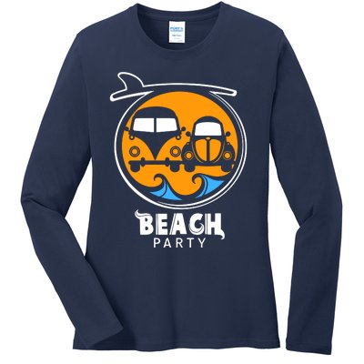 Beach Party Ladies Long Sleeve Shirt