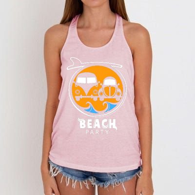 Beach Party Women's Knotted Racerback Tank