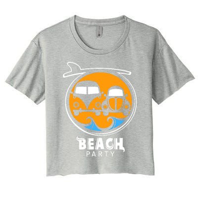 Beach Party Women's Crop Top Tee