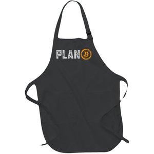 Bitcoin Plan B Hodl Btc Crypto Currency Traders Blockchain Full-Length Apron With Pockets