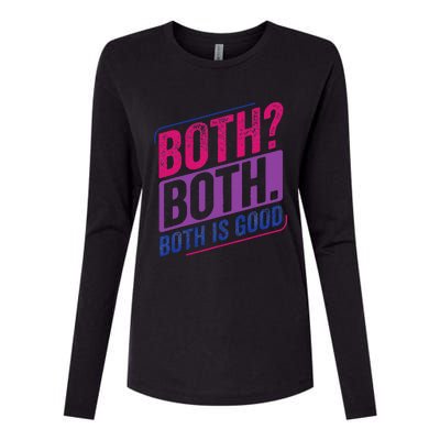 Bi Pride Bisexual Bisexuality Bi Flag Womens Cotton Relaxed Long Sleeve T-Shirt