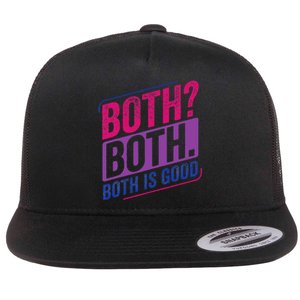 Bi Pride Bisexual Bisexuality Bi Flag Flat Bill Trucker Hat