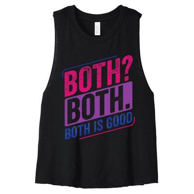 Bi Pride Bisexual Bisexuality Bi Flag Women's Racerback Cropped Tank