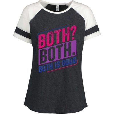 Bi Pride Bisexual Bisexuality Bi Flag Enza Ladies Jersey Colorblock Tee