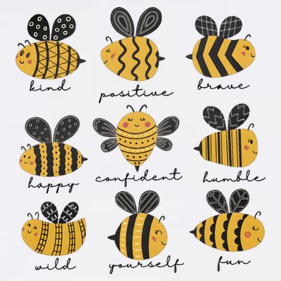 Bee Positivity Bee Lover Beekeeper Bee Happy T-Shirt