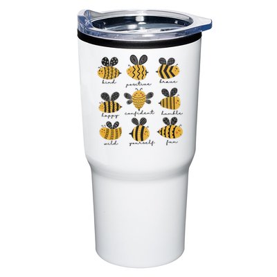 Bee Positivity Bee Lover Beekeeper Bee Happy Tumbler