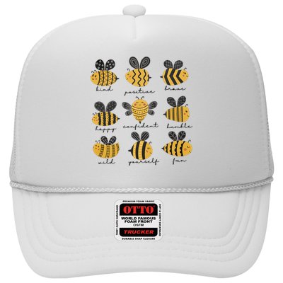 Bee Positivity Bee Lover Beekeeper Bee Happy Trucker Hat