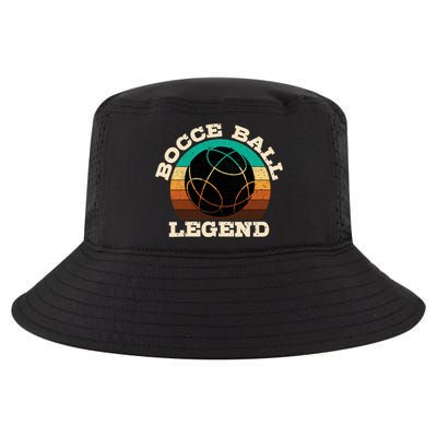 Bocce Player Boccie Fan Game Ball Sport Team Bocci Lover Cool Comfort Performance Bucket Hat