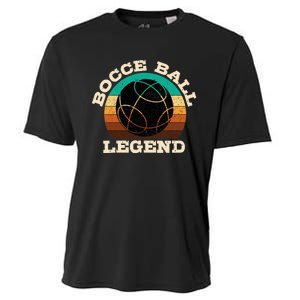 Bocce Player Boccie Fan Game Ball Sport Team Bocci Lover Cooling Performance Crew T-Shirt