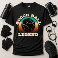 Bocce Player Boccie Fan Game Ball Sport Team Bocci Lover Cooling Performance Crew T-Shirt