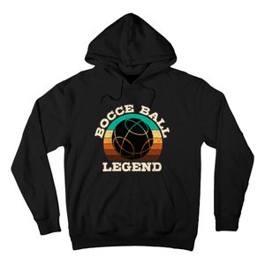 Bocce Player Boccie Fan Game Ball Sport Team Bocci Lover Hoodie