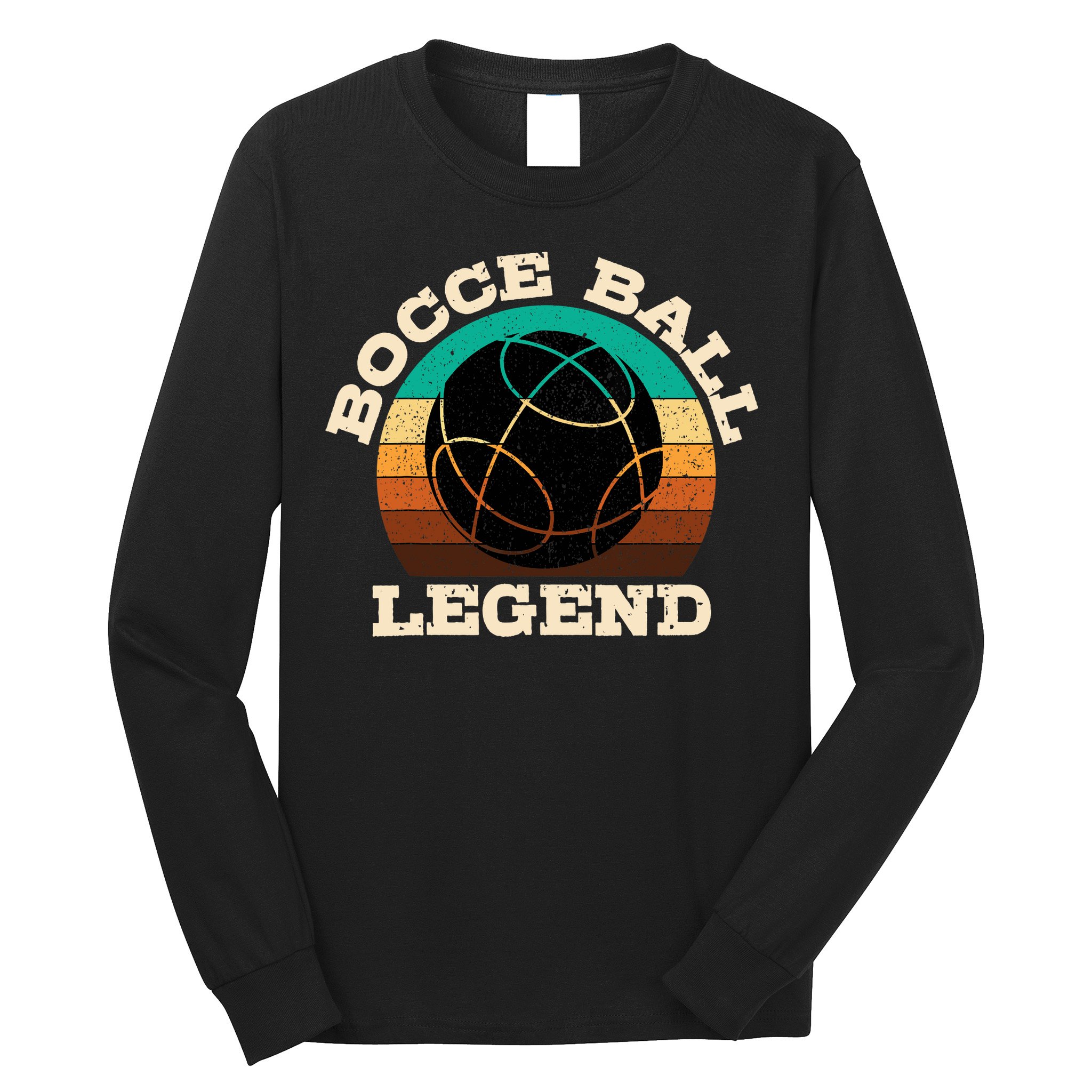 Bocce Player Boccie Fan Game Ball Sport Team Bocci Lover Long Sleeve Shirt
