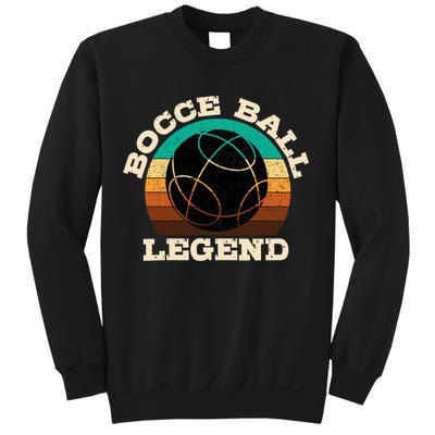 Bocce Player Boccie Fan Game Ball Sport Team Bocci Lover Sweatshirt
