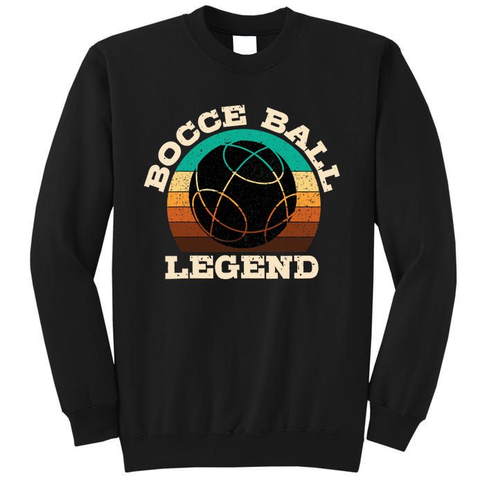 Bocce Player Boccie Fan Game Ball Sport Team Bocci Lover Sweatshirt