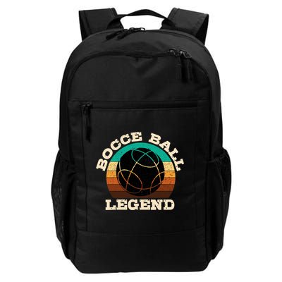 Bocce Player Boccie Fan Game Ball Sport Team Bocci Lover Backpack