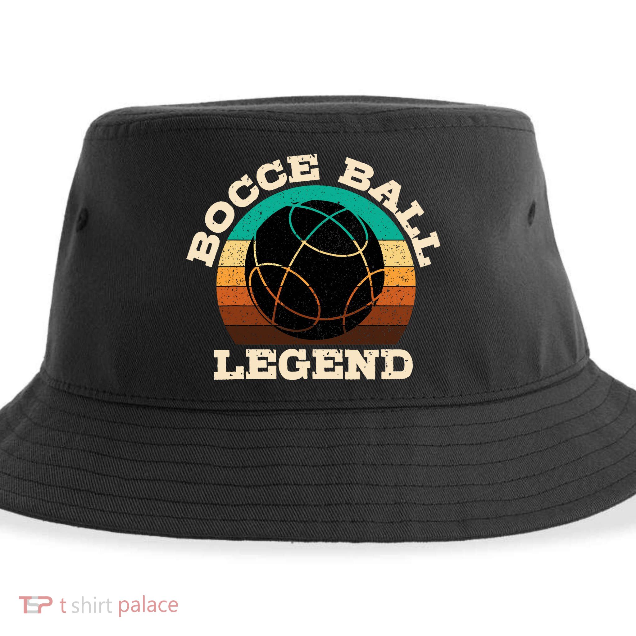 Bocce Player Boccie Fan Game Ball Sport Team Bocci Lover Sustainable Bucket Hat