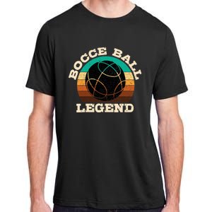 Bocce Player Boccie Fan Game Ball Sport Team Bocci Lover Adult ChromaSoft Performance T-Shirt