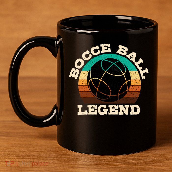 Bocce Player Boccie Fan Game Ball Sport Team Bocci Lover 11oz C Handle Ceramic Mug